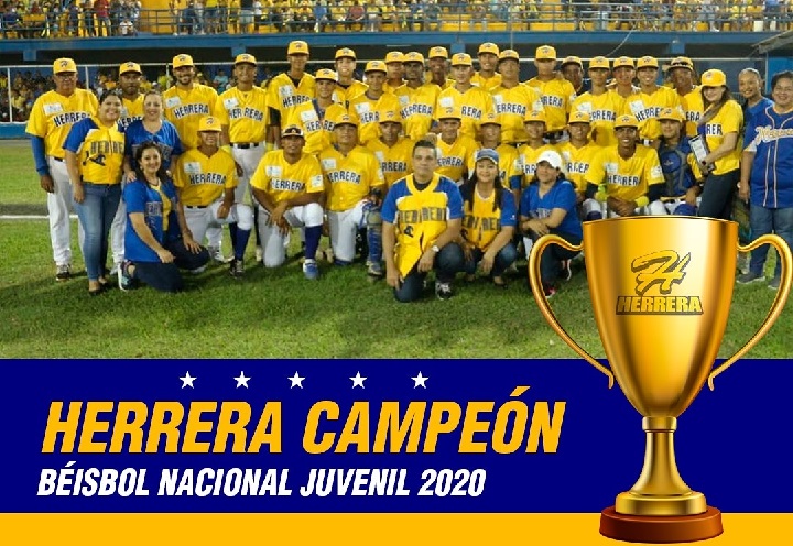 Herrera se corona campeón en el béisbol juvenil