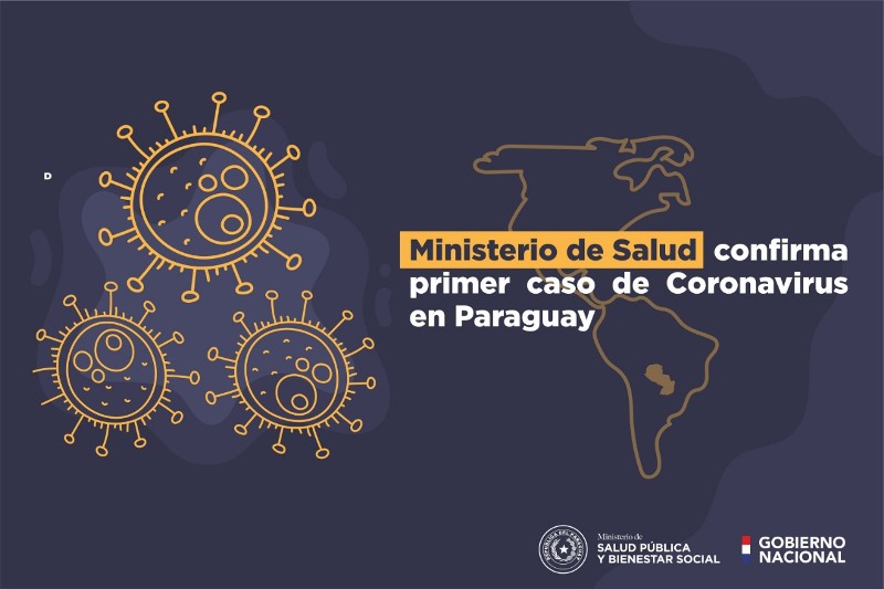 Ministro de Salud confirma primer caso del nuevo coronavirus en Paraguay