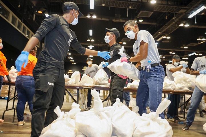Se realiza la primera entrega de bolsas de comida del plan Panamá Solidario
