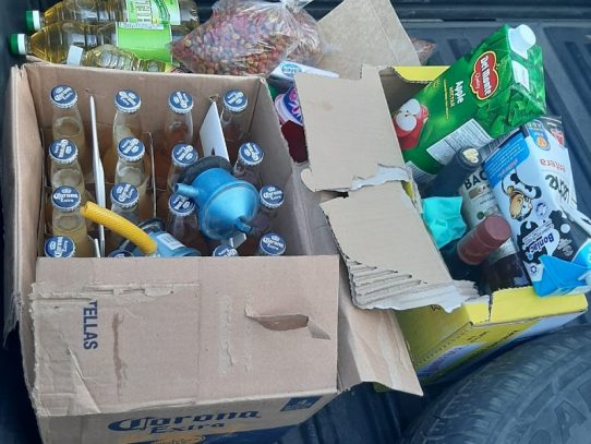 Tras allanamientos en Alcalde Díaz, recuperan alimentos hurtados