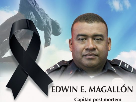 Policía lamenta la muerte del capitán Magallón a causa del Covid-19