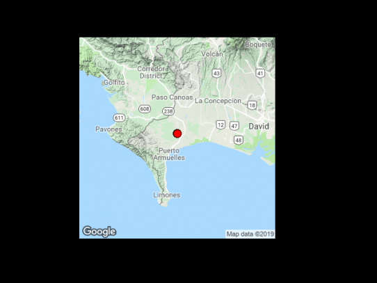 IGC registra sismo de 2.8 M al noreste de Puerto Armuelles