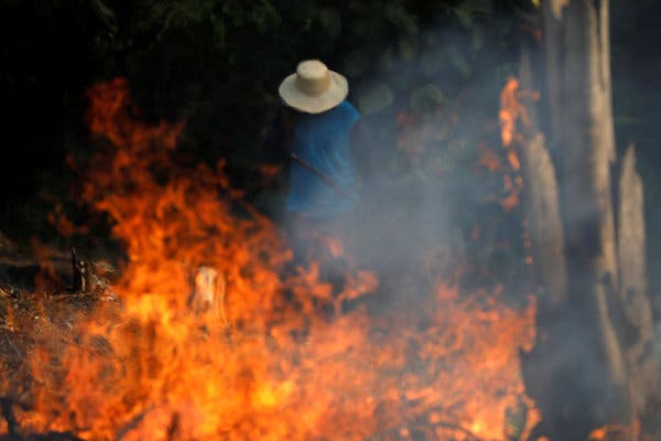 Los incendios en la selva amazónica se propagan