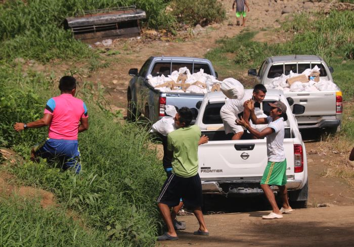 Gobierno distribuye 12 mil 800 bolsas del Plan Panamá Solidario en Guna Yala