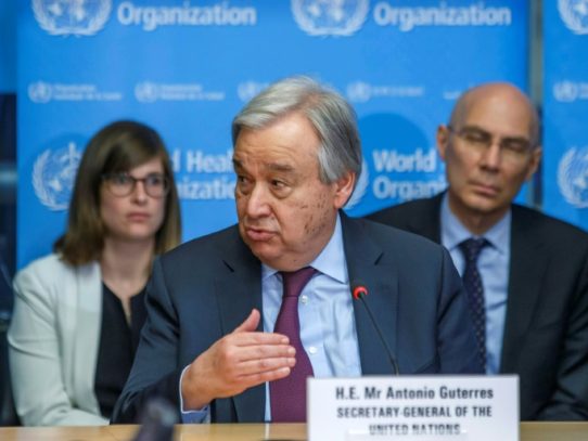 Guterres suspende viaje y ordena teletrabajo en sede ONU de NYC por coronavirus