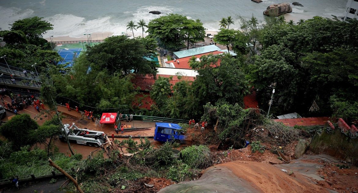 Rio de Janeiro se declara en estado de crisis meteorológica por lluvias