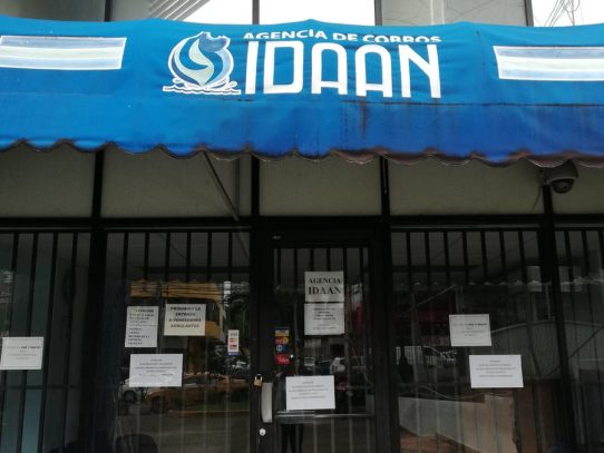 A agencias del IDAAN le cortan la energía eléctrica por demora en pagos
