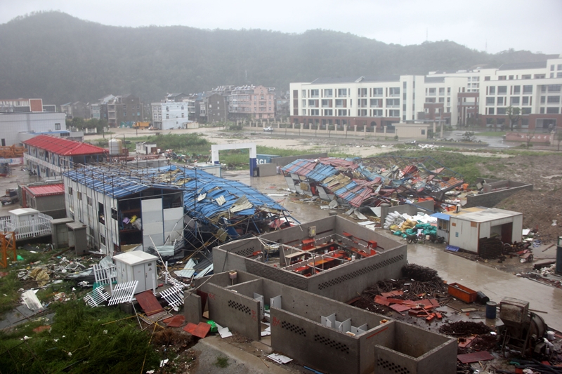 El tifón Lekima causa al menos 13 muertos y 16 desaparecidos en China