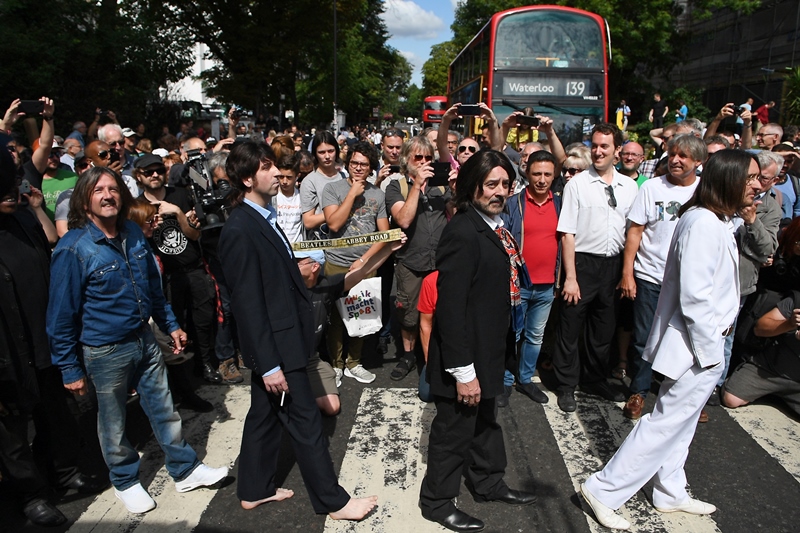 El mítico álbum de los Beatles "Abbey Road" encabeza nuevamente la lista de éxitos
