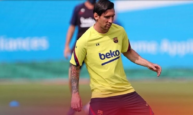 Messi se entrena al margen de la plantilla del Barcelona