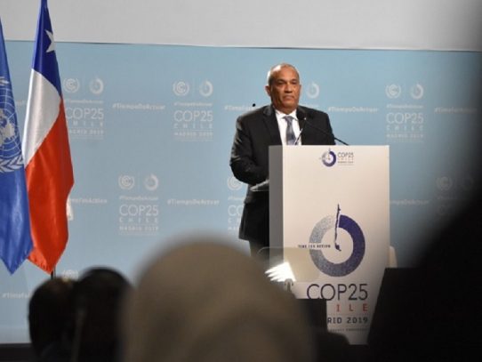 Panamá destaca en el COP25 el fortalecimiento de su agenda climática