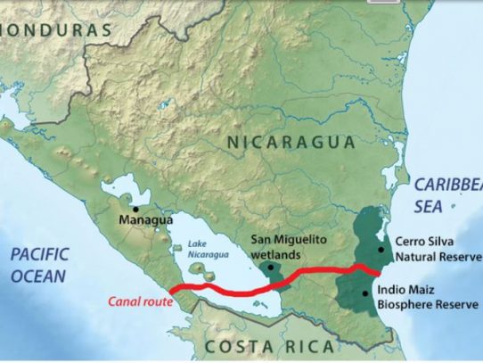 Ortega revive proyecto de canal interoceánico en Nicaragua