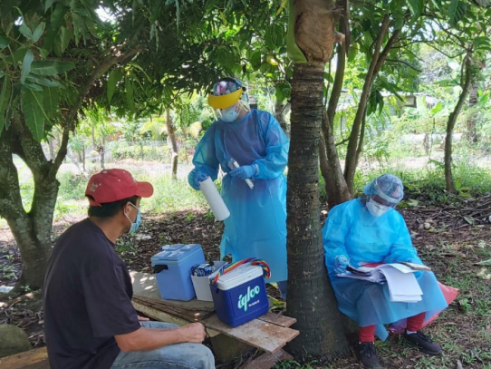 Panamá Oeste realiza trazado en varias comunidades