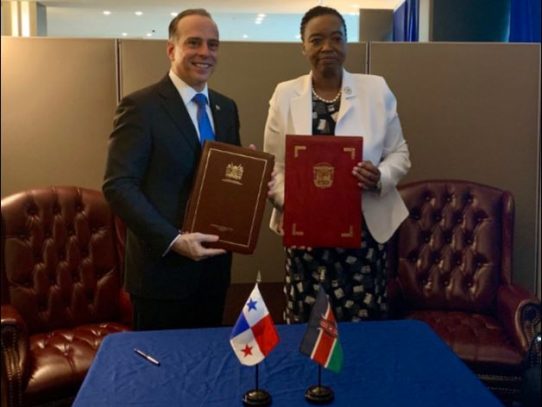 Panamá establece relaciones diplomáticas con la República de Kenia