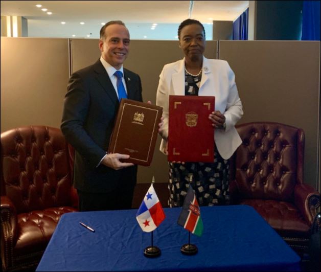 Panamá establece relaciones diplomáticas con la República de Kenia