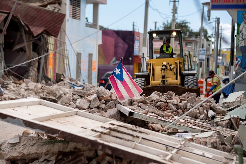 Puerto Rico sacudido por otro fuerte sismo este sábado
