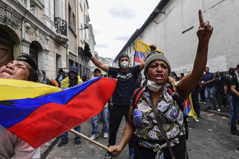 Momentos clave de la crisis política en Ecuador
