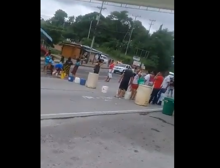 Segundo día de protestas en Nuevo Chorrillo y Chapala por falta de agua
