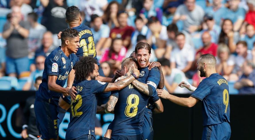 Real Madrid gana 3-1 en Vigo en su arranque liguero