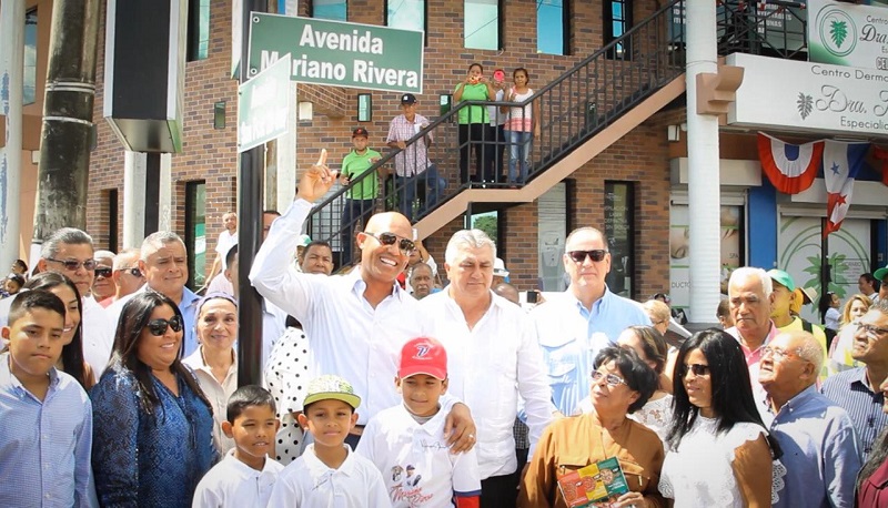 Inauguran avenida "Mariano Rivera" en La Chorrera
