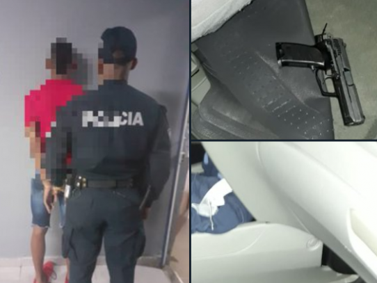 PN captura a dos ladrones que robaron auto a conductor de Uber en Río Abajo