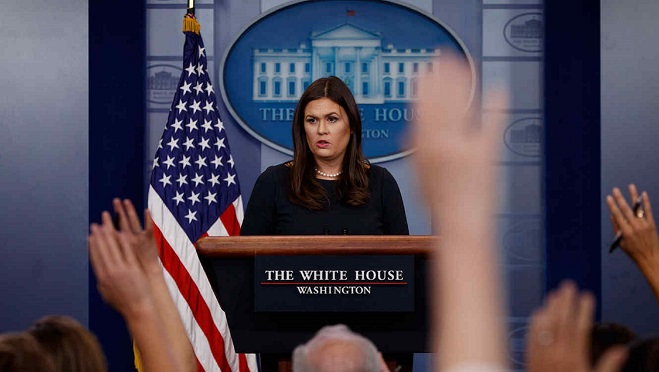 Jefa de prensa Sarah Huckabee Sanders abandonará la Casa Blanca