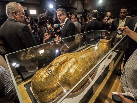 El sarcófago de Nedjemankh vuelve a Egipto tras haber sido robado en 2011