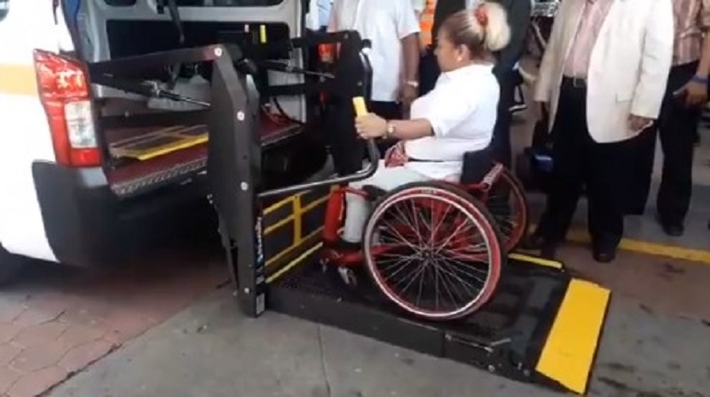 Inauguran bus de la “Ruta Accesible a Senadis” para personas con discapacidad