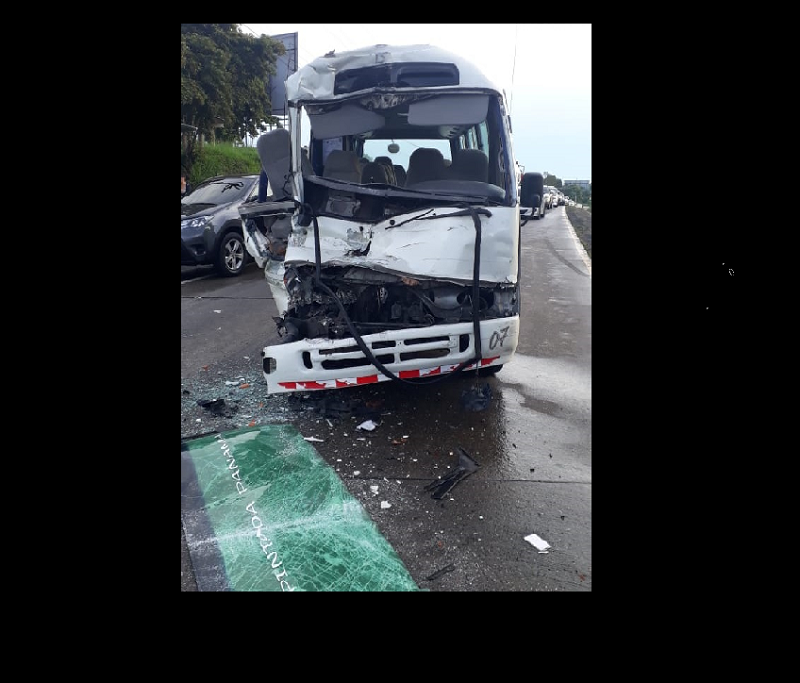 Diez heridos por accidente de tránsito en Capira