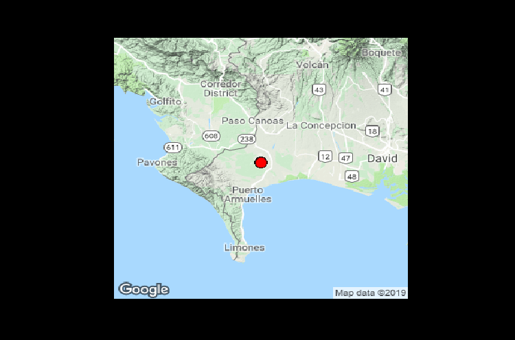 IGC registra sismo de 2.9 en la provincia de Chiriquí