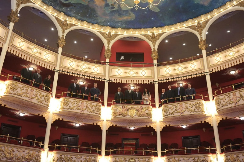 Restauración del Teatro Nacional registra 96% de avance