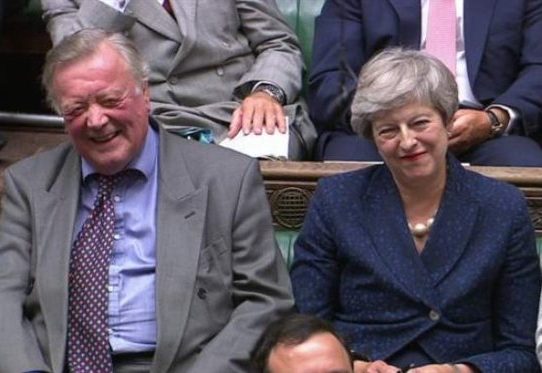 La risa de Theresa May