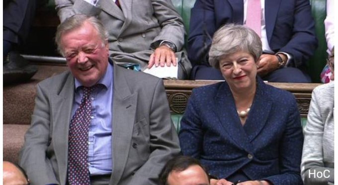 La risa de Theresa May
