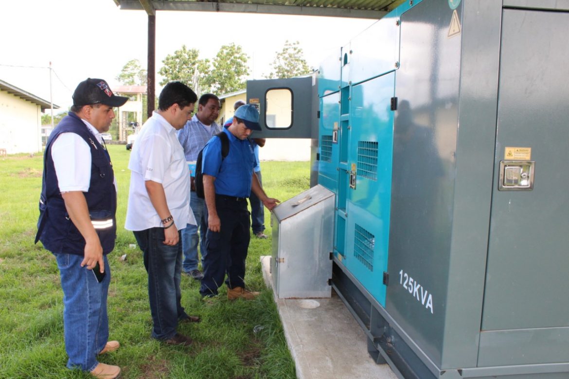 Cárcel de Bocas del Toro recibe plantas de tratamiento residual y eléctrica