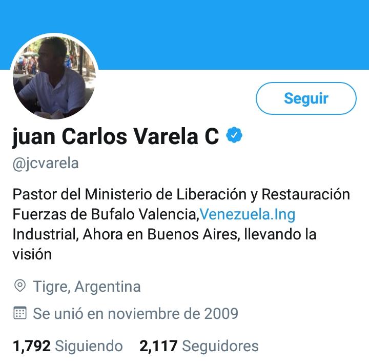 Pastor venezolano dice estar cansado de ser confundido con expresidente Varela