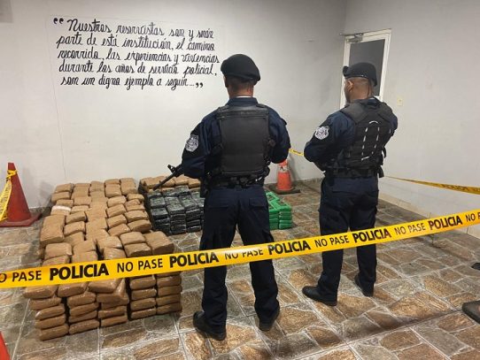 Decomisan 516 paquetes con sustancia ilícita en Juan Hombrón