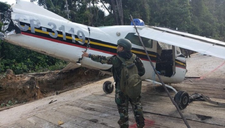 Autoridades peruanas destruyen 17 pistas clandestinas usadas para narcotráfico